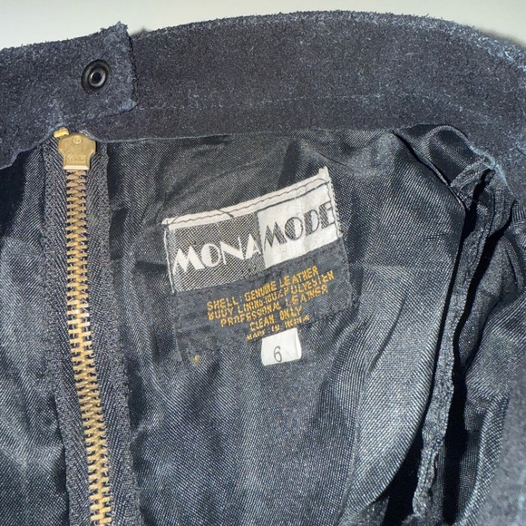 Vintage Genuine Suede Fringe Skirt - Picture 3 of 4